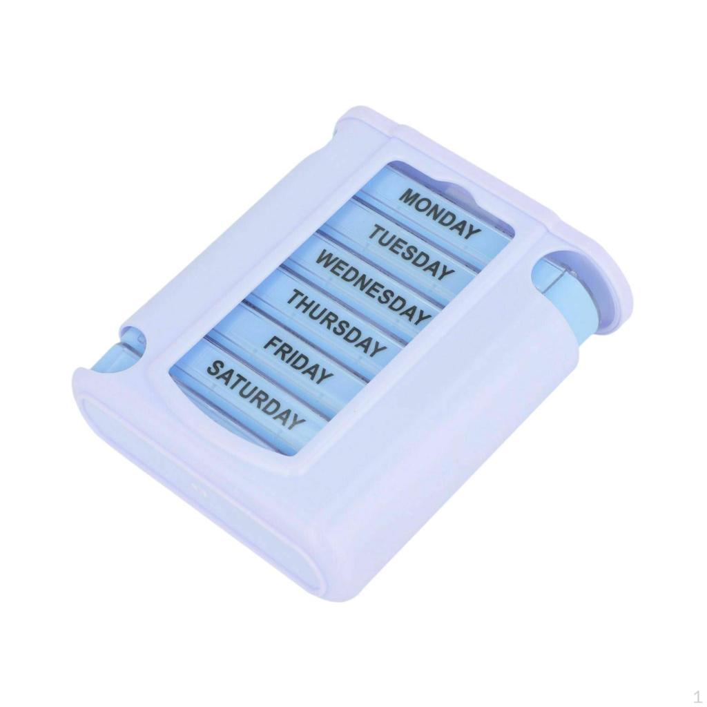 Ежедневный органайзер для таблеток, легкое напоминание о заполнении, дозатор лекарств, дорожный контейнер