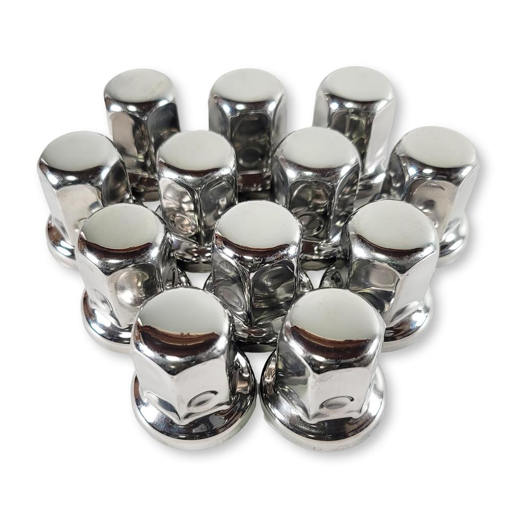 Lezalic Rear Nut Cap, Stainless Steel, Compatible Nuts 1.1 Inches (27 Mm), Height 1.6