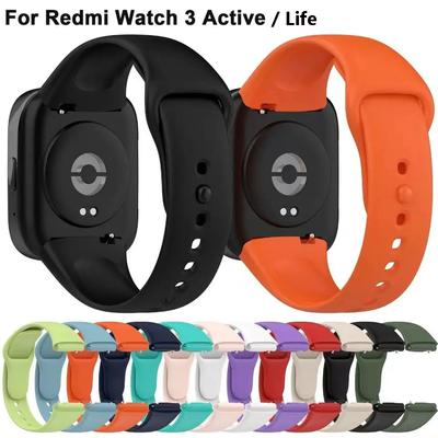 1 шт., силиконовый ремешок для Redmi Watch 3 Lite 3 Active, сменный ремешок для часов Redmi Watch 3 Lite/активный браслет, аксессуары