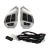 Steering Wheel Switch Buttons Silver For Mitsubishi Outlander ASX Laner
