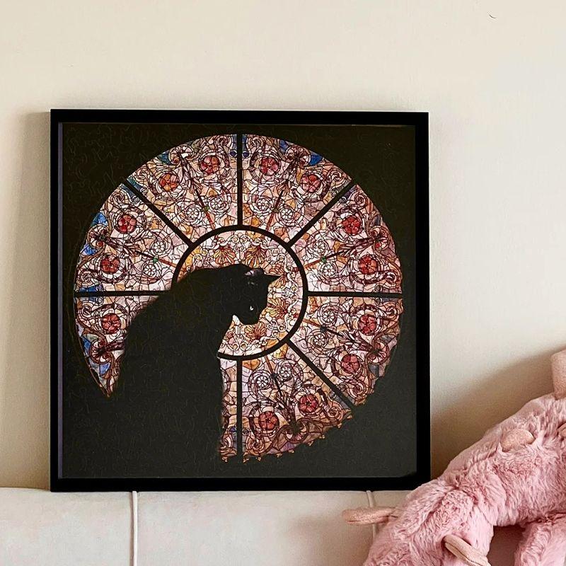 30*30 см пазл в форме церковного кота в форме соборного кота, 372 элемента, деревянная рамка для подарков на дни рождения и дни святого Валентина, игрушки