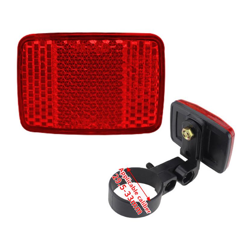 Велосипед Руль Руль Отражатель Светоотражающий Передний Задний Предупреждающий свет Защитные линзы