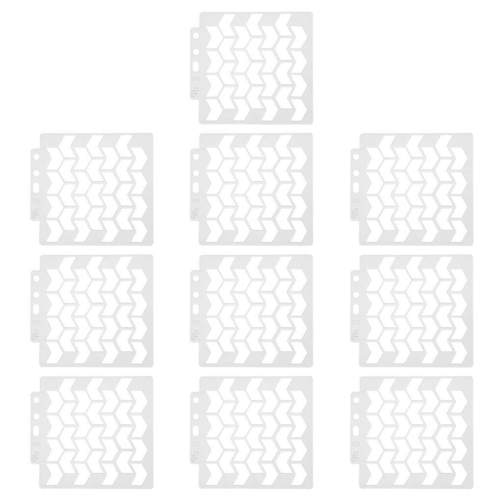 10Pcs Mandala Template Painting Drawing Stencils Reusable Scrapbook Making Mold Art Supply