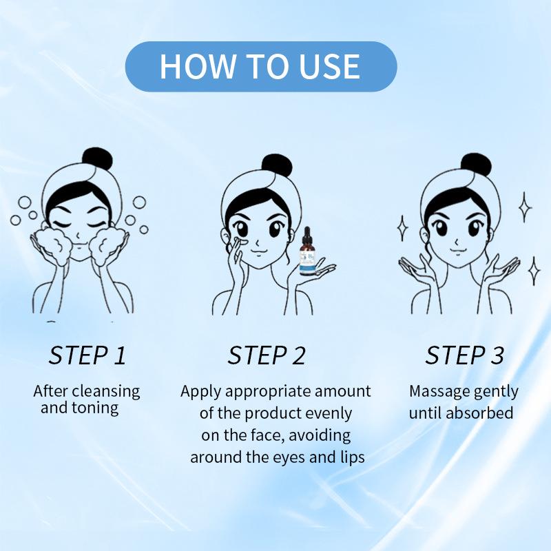 Витамин B3 Никотинамид Сыворотка для лица, осветляющая увлажняющая эссенция для ухода за кожей