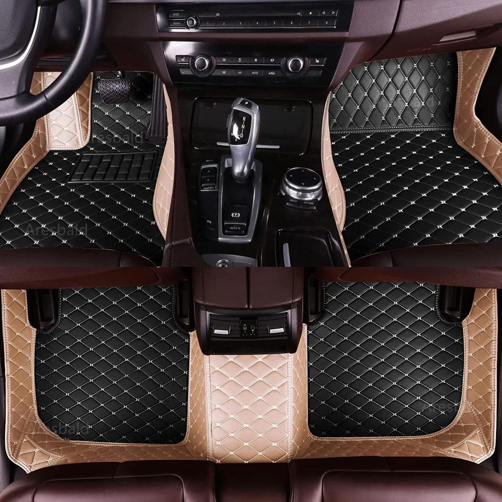 Custom Car Floor Mats For DS7 DS9 DS6 Auto Leather Waterproof Carpets Foot Coche Accessorie Floor Liners
