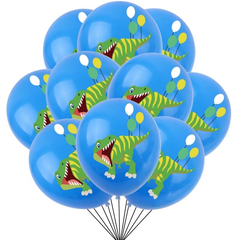 10/30pcs 12Inch Dinosaur Latex Balloon Set Jungle Wild Animal Kid Birthday Party Supplies Dinosaur Theme Party Baloons Decoratio