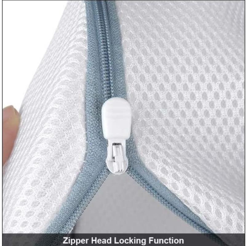 Сетчатый мешок для стирки и хранения обуви с двумя отделениями для машинной стирки