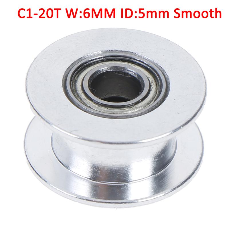 Gt2 Idler Timing Pulley Bearing 16T 20T 3/5Mm Bore F 6Mm Belt Reprap 3D Printer