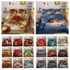 Christmas Printed Comforter Cover Set Twin Size Bedspreads Polyester Superior Fashion Cute Home Bedding