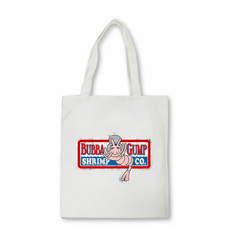 Тренд Ретро 1994 BUBBA GUMP SHRIMP Сумка-шоппер Модная женская сумка Bubba Gump Холстовая сумка Сумка на плечо
