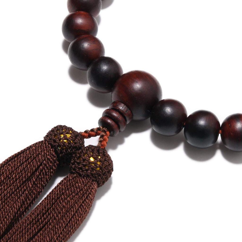 Четки из красного тигрового глаза, сделанные в Японии, из чистого шелка, мешочек для бусин, молитва ручной работы, четки отечественного производства, которые могут использоваться всеми сектами