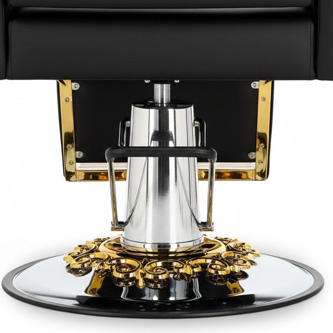 Hydraulic barber chair for the Midas hairdressing salon