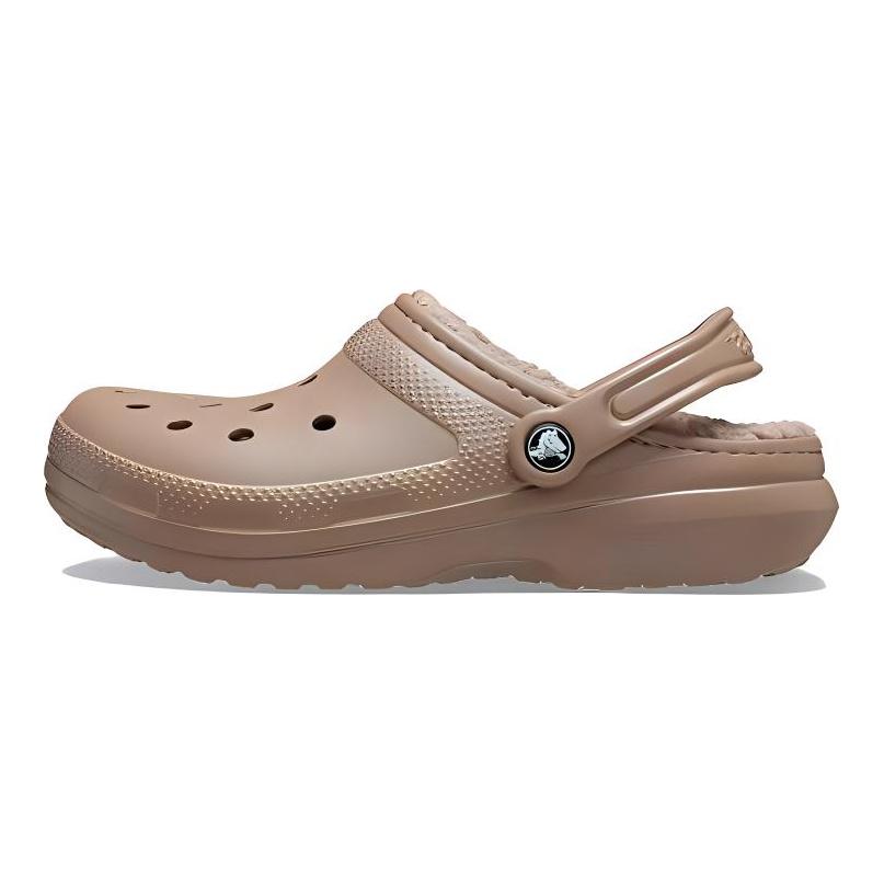 Crocs Классические утепленные клоги унисекс Латте 203591-2Q9