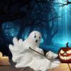 Жуткие Призраки Фигурка Призрачный Пес Смоляная Фигурка Призрачный Пес Идущий Фигурка для Хэллоуина Декор Уличный Внутренний