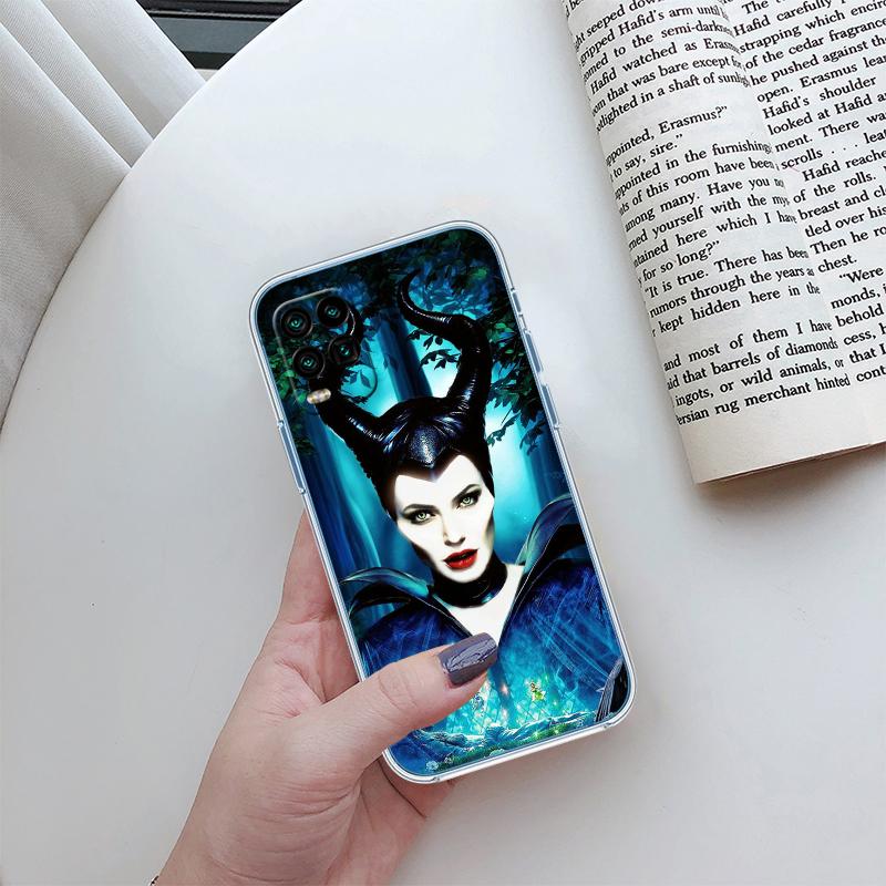 Maleficent Transparent Phone Case for Samsung Galaxy A04 A04S A14 A23 A34 A54 M23 M33 M52 M53