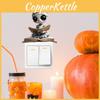 Cute Halloween Reading Book Skeleton Switch Sticker Wall Sticker For Decor Home