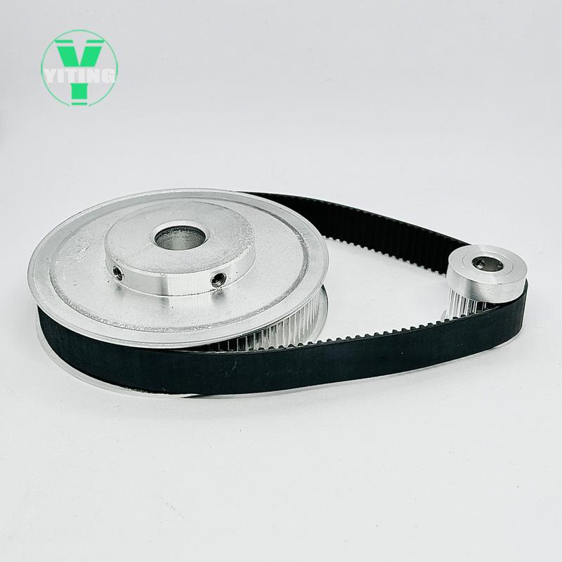 HTD3M 20T 100Teeth 20Teeth 100T Timing Pulley Belt Set Belt Width 15mm Bore 5~25mm Reduction 5:1 3M Pulley Kit Synchronous Wheel