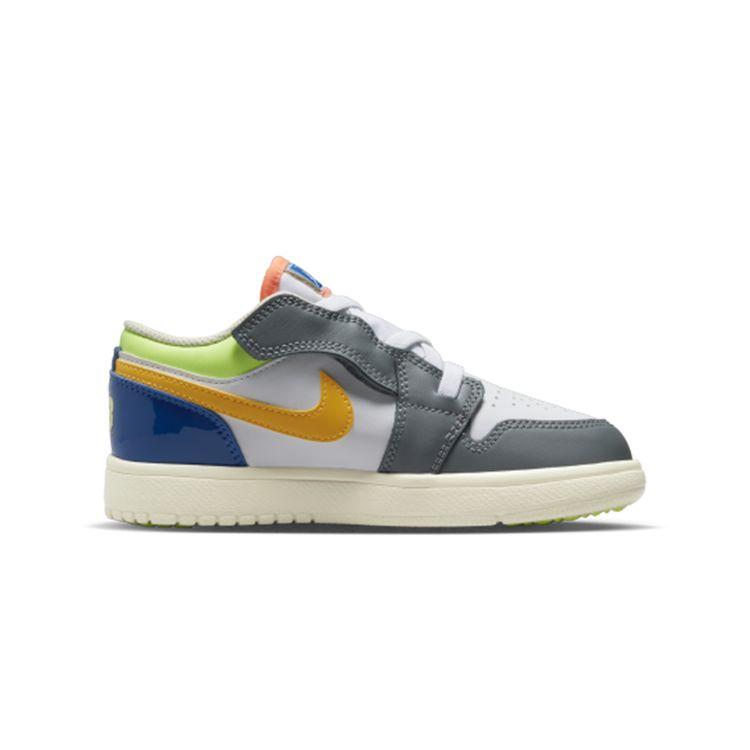 Детские кроссовки Air Jordan 1 Low ALT PS Hoops Разноцветные Белый Кокосовое Молоко FB1836-181