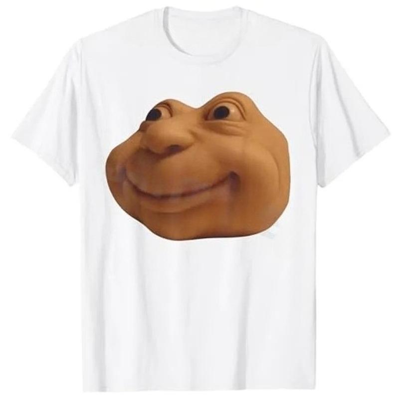 007n7 Face Y2k Halloween Costume Meme Trendy and Funny Women T-Shirt Graphic Tee Tops Novelty Gift Humor Art Aesthetic Clothes