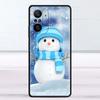 Рождественский чехол со снеговиком из мультфильма для Xiaomi Redmi Note 11 10 9S 9 K40 Pro 7 8 9A 9C 8T 9T 10C 10Pro, силиконовый чехол для телефона