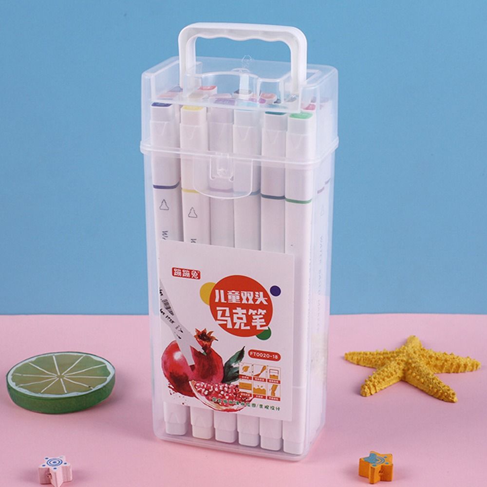Supplies Stationery Comic Sketch Marker 12-48 Colors Paint Manga Brush Art Marker  Children