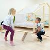 Montessori Balance and Motor Skills Game In Natural and Gray Wood