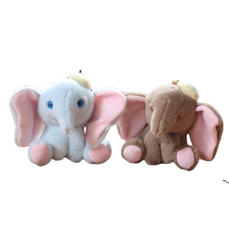 Adorable Plush Cute Elephant Keychain Toy Soft Stuffed Bag Doll Charm