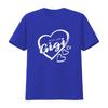 Blessed To Be Called Gigi Cute Heart Design Women s Plus Size Round Neck T Shirt Black 2X Large vintage Washed Stylish