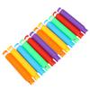 12 Pcs Glow Sticks Party Favors LED Light Up Pop Tubes Kids Toy Glow In The Dark Necklaces Bracelets Party Supplies for Birthday Christmas