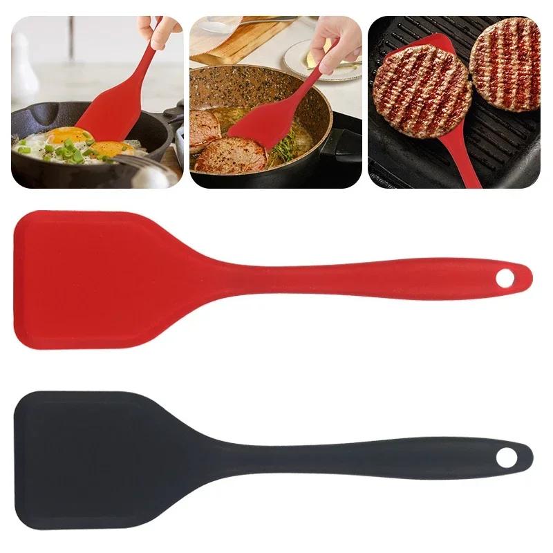 1PC Silicone Cooking Leakage Spatula Dense Shovel Fried FishOmelette Shovel Non-stick Spatula Kitchen Cooking Tools