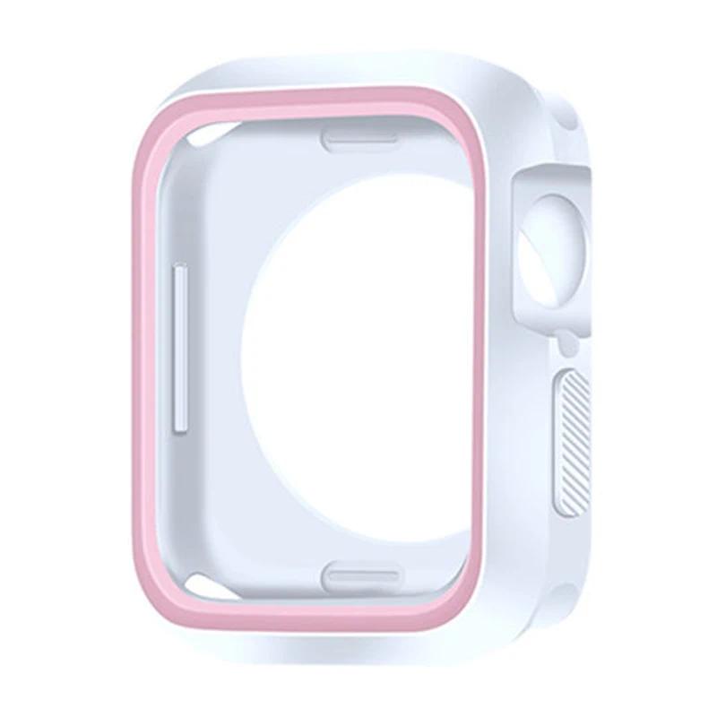 Чехол для Apple Watch 9 8 7 6 SE 5 3 Бампер Защитная крышка Чехол Аксессуары IWatch 42MM 41MM 38MM 45MM 44MM 40MM Чехол