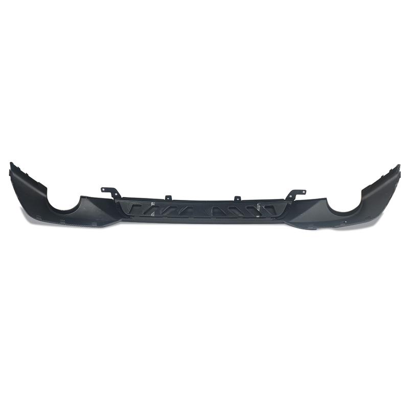 Car Rear Bumper Lip Spoiler Trim Splitter Diffuser For BMW 3 Series G20 G28 M Sport 2019-2020 Double-Single Round Out