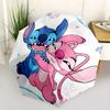 Автоматический складной зонт Stitch, Lilo - Простой дизайн с 8 спицами, Яркий мультяшный узор, Прочный железный каркас, Подходит для путешествий, улицы, пляжа