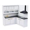 1/12 Scale Dollhouse Miniature Kitchen Furniture Pretend Play for Kids Doll House Furniture Model for Dollhouse