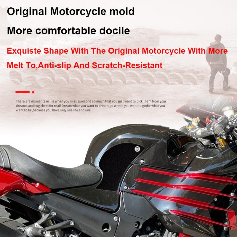 Для KAWASAKI ZX-14R ZX14R ZZR1400 GTR1400 2006-2015 мотоциклетные противоскользящие накладки на топливный бак, газовая наколенница, тяговая наклейка