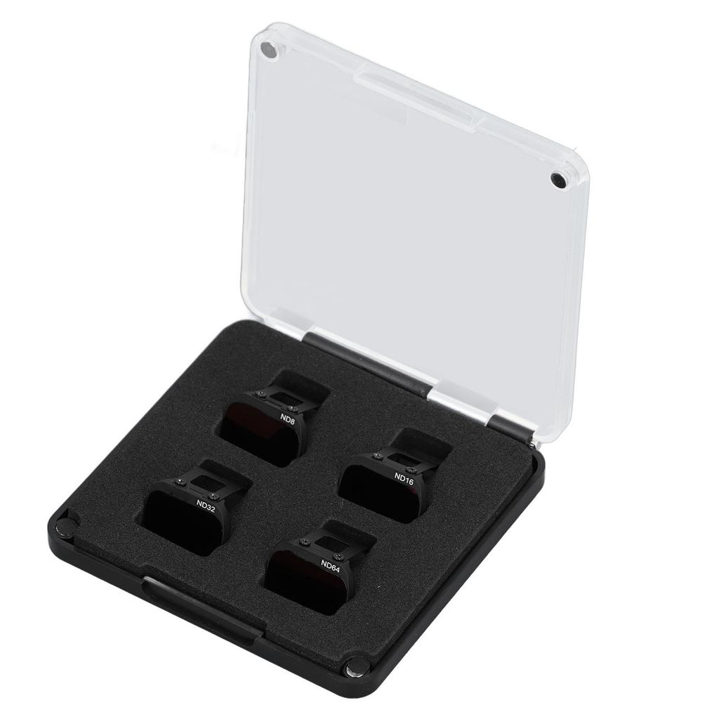 4 in 1 Drone ND Filter Set Aluminum Alloy Optical Glass ND8 ND16 ND32 ND64 Neutral Density Camera Lens Filter for Drone