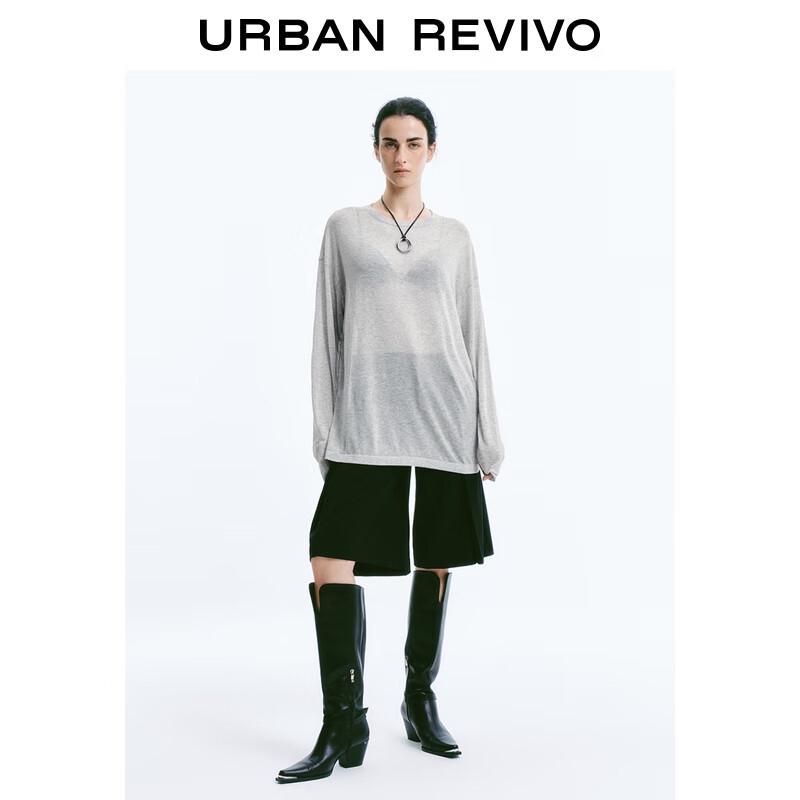 UR 2025 Women's Casual Long Sleeve Knit Top