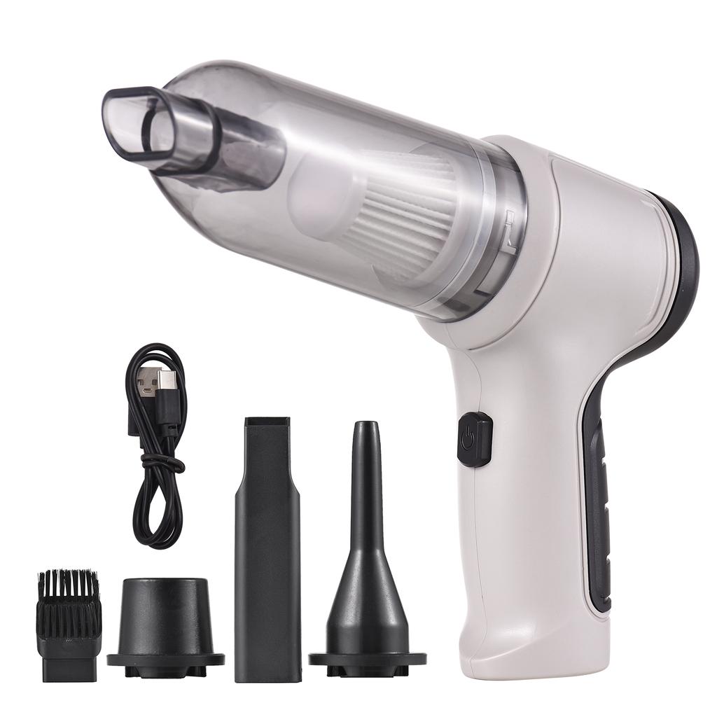 Handheld Car Vacuum Handheld Cordless Cleaner Portable Mini Air Duster & Hand Pump With 9000Pa