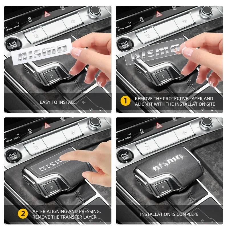 2025 Hot For Nissan Car styling DIY Metal Car Logo Stickers Decorative Accessories For Nismo Nissan Tiida Teana Skyline Juke X-t