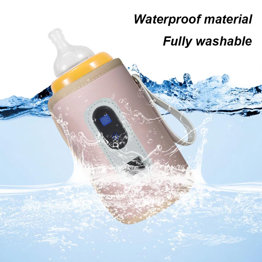 USB Подогреватель для молока и воды Подогреватель для детских бутылочек для кормления новорожденных и младенцев Портативные подогреватели для бутылочек Дорожная сумка-термос для коляски