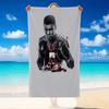 Quick Dry Beach Towel Muhammad Ali Pattern, Lightweight Absorbent Towel for Pool Beach Vacation Use