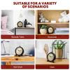 Vintage Quartz Table Clock Hangable Hangable Retro Battery Powered Alarm Clock Bedroom Living Room Decoration Wall Clock
