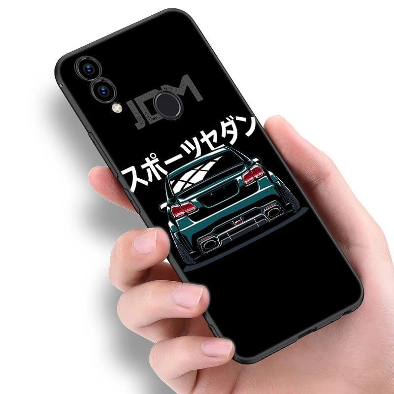 Японский чехол для телефона с рисунком спортивного автомобиля JDM для Huawei Honor 7A 8A 9X 20 Pro 8 10X Lite 7S 8C 8S 8X 9A 9C 10i 20i 30i 20E 20S