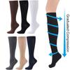 Unisex Flight Soft Anti-Fatigue Compression Socks Knee High Stockings