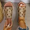 Women Casual Beach Luxury Sandals Lightweight Summer New Fashion Outdoor Flat Sandals Women Open Toe Anti-slip Designer Shoes