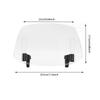 Motorcycle Adjustable Windscreen Spoiler Air Deflector Wind Protection Universal