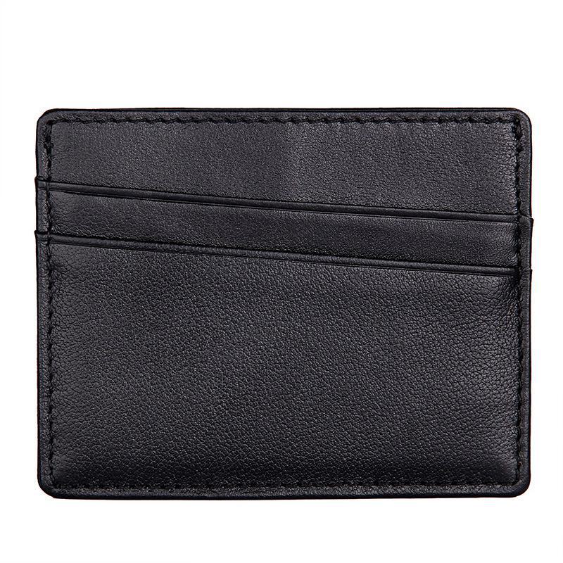 Jiameida Vintage Genuine Leather RFID Card Holder & Coin Purse