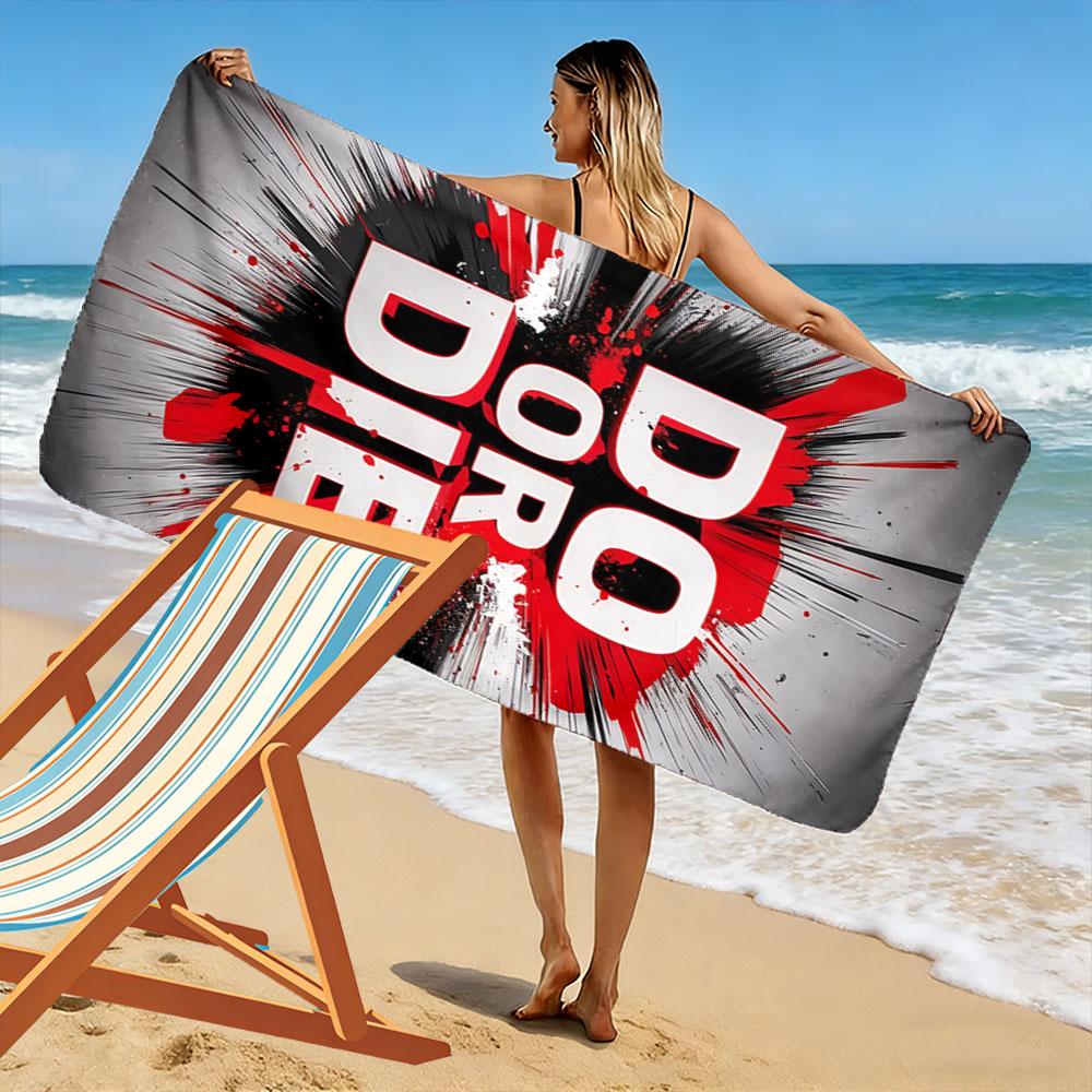 Do or Die Motivational Towel Beach Towel Quick-drying for Travel Outdoor Sports Jogging Beach and Swimming
