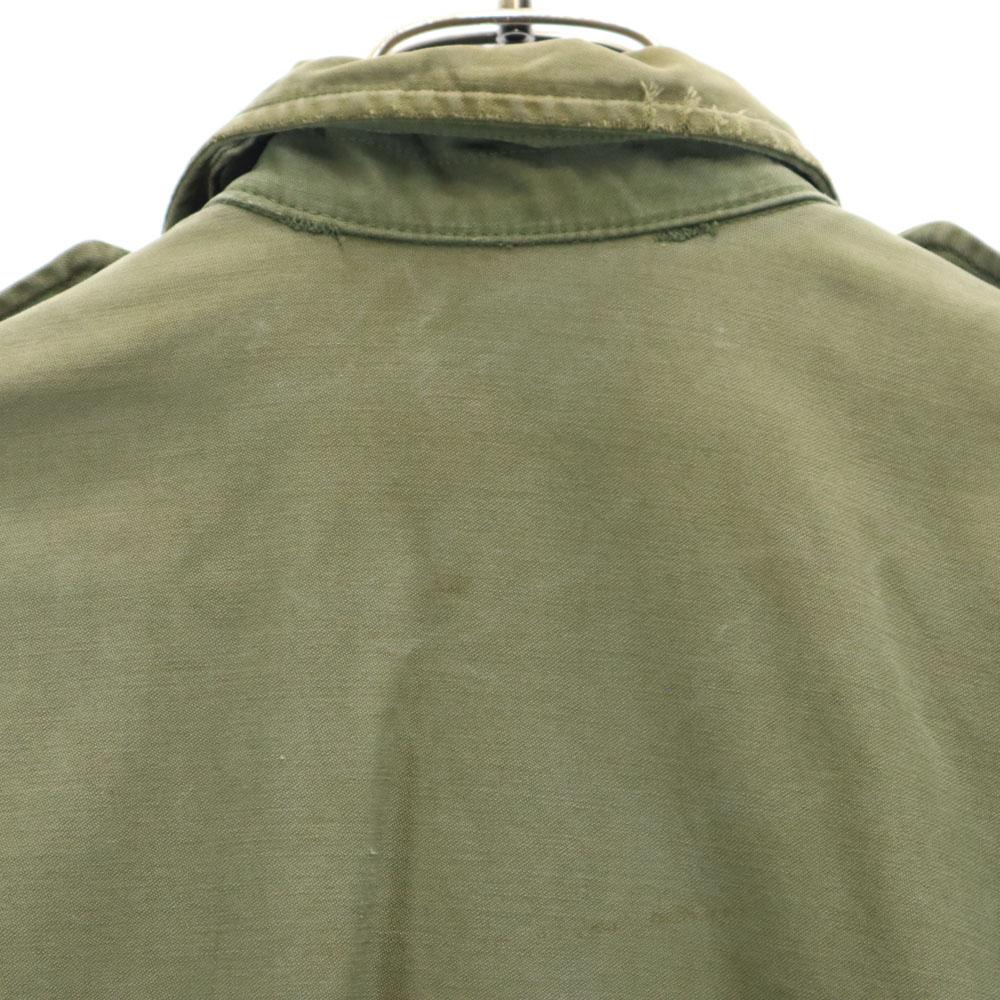 ВИНТАЖНАЯ ВОЕННАЯ КУРТКА АРМИИ США 60-х 70-х годов DSA M65 оливковая мужская б/у
