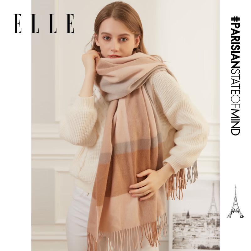 ELLE Women's Pure Wool Scarf & Shawl
